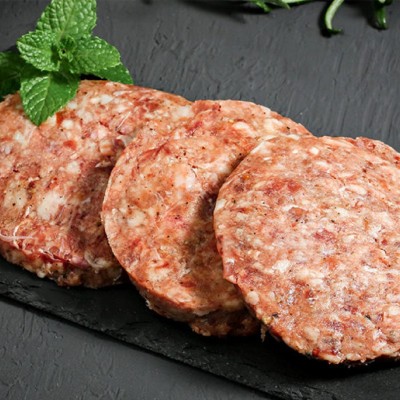 罗克威登半成品牛排早餐牛肉饼馅饼汉堡家用便捷油炸新鲜片装100g图2