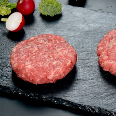 手拍牛肉饼肉含量70%左右牛肉饼油炸半成品牛肉饼汉堡烘焙牛肉饼图4