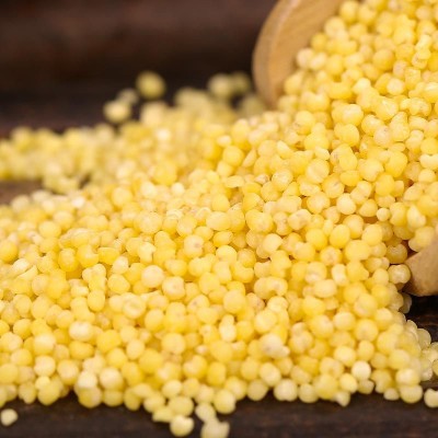 东北特产 农家黄小米10斤/袋 宝宝米 月子米 原生黄小米厂家批发图3