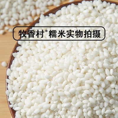 五常特产糯米批发厂家1斤5斤圆糯米江米零售家用商用粽子图2