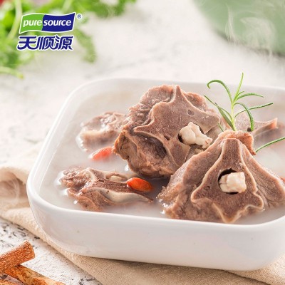 天顺源 原切羊蝎子 1kg/袋 羔羊脖骨 带骨羔羊肉生鲜 清真炖煮图2