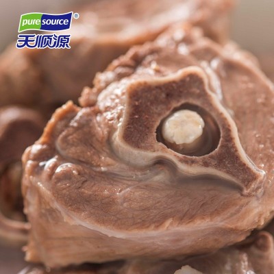 天顺源 原切羊蝎子 1kg/袋 羔羊脖骨 带骨羔羊肉生鲜 清真炖煮图3
