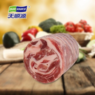 天顺源天字号精制羔羊排卷2.5kg/卷火锅羊肉片冷冻羊肉清真批发图2
