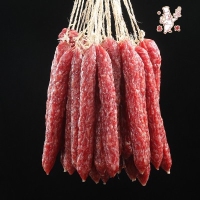 广式全瘦腊肠5kg箱装广味农家煲仔饭香肠广东中山腊味猪肉肠批发图2