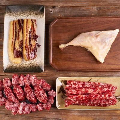 定制广式腊味腊肠腊鸭腿腊肉礼盒过年春节送亲友年货黄圃厂家批发图2