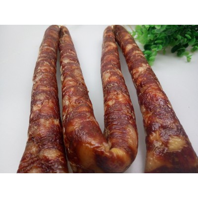 湖南特产传统工艺手工古法柴火熏制香肠原味香肠土香肠腊肠图3