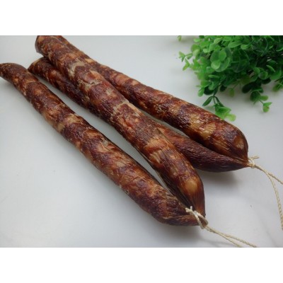 湖南特产传统工艺手工古法柴火熏制香肠原味香肠土香肠腊肠图5
