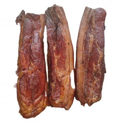 湖南特产 烟熏偏瘦腊前腿肉手工古法柴火烟熏老腊肉腌制咸肉500g图4