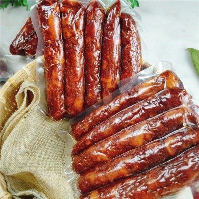 湖南特产传统工艺手工古法熏制香辣味香肠烟熏腊味麻辣肠烤 肠肉肠图5