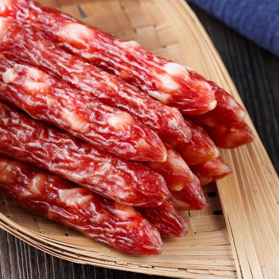 今荣批发广东土特产金装肠皇腊味腊肉 餐饮商用广式9分痩腊肠500g图4