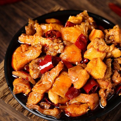 冷吃兔肉四川自贡特产香辣冷吃兔200克厂家直销商用批发一件代发图2