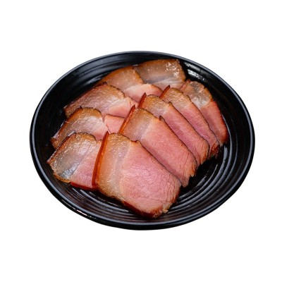 四川烟熏后腿肉 农家柴火熏制黑黄二刀肉川味腌腊肉特产厂家批发图2