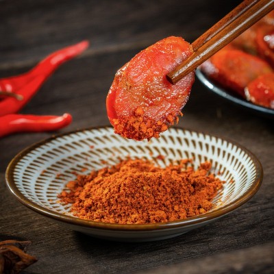 厂家贴牌代发 四川烟熏麻辣香肠 川味熏制腌腊肉腊肠辣肠年货批发图5