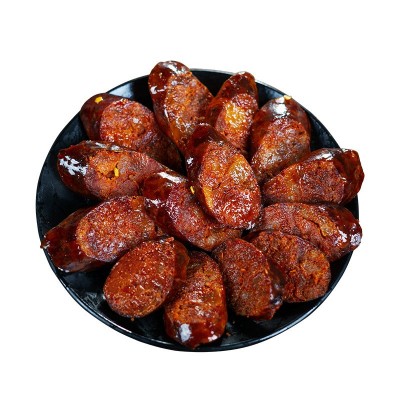 四川手工麻辣香肠 农家柴火烟熏腊肠川味特产 辣肠熏腊肉批发代发图4