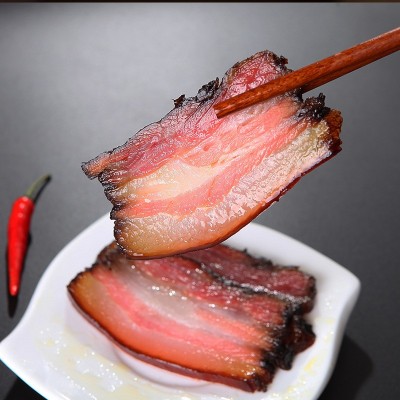 烟熏五花腊肉后腿腊肉四川湖南湘西特产老腊肉腊味瘦肉猪肉柴火图4