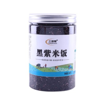 三顷粮 五谷多谷蒸饭米 杂粮糙米粗粮饭 藜麦黑紫米饭 500克桶