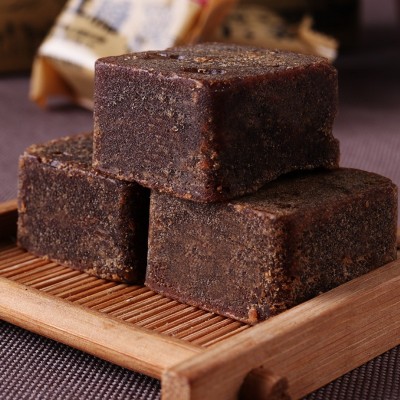 燕之坊阿胶红糖黑糖块广西蔗糖经期即食老红糖块黑糖216g 独立包装图3