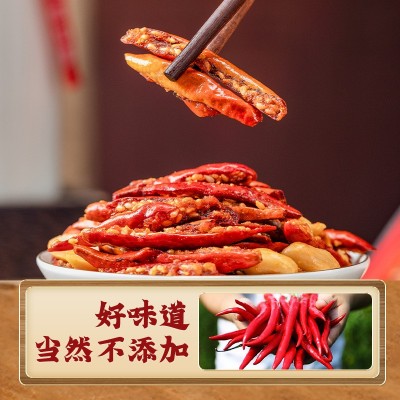 商用5斤冠霖香辣丝贵州特产遵义小吃辣椒脆油炸小零食香酥椒2.5kg图2