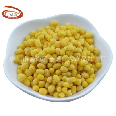 金威码绿豆50斤一袋圆粒脱皮完整绿豆沙原料工厂批发大颗粒脱皮豆图4