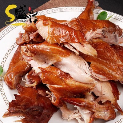 卤味烧鸡凉菜整只半成品调味手撕鸡肉冷冻集品盛宴老关东烧鸡650g图4