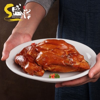 卤味烧鸡凉菜整只半成品调味手撕鸡肉冷冻集品盛宴老关东烧鸡650g图3