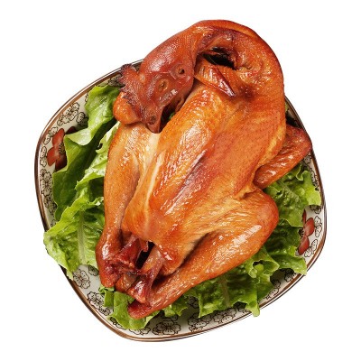 卤味烧鸡凉菜整只半成品调味手撕鸡肉冷冻集品盛宴老关东烧鸡650g图5
