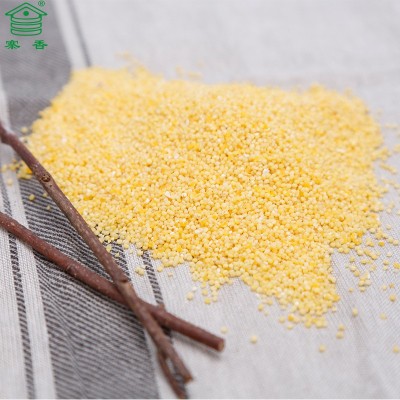 黄小米批发 月子米五谷杂粮粗粮米砖真空包装袋400g 新米黄小米图4