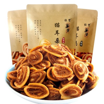 襄梦猫耳朵猫耳酥怀旧零食儿时小吃208g/袋批发零售休闲小食品图4