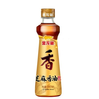 金龙鱼纯芝麻香油 145ML 物理压榨滴滴浓香 家用商用凉拌调味香油图3