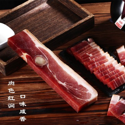 金华火腿正宗特产火腿礼盒塑盒两斤切片厂家直供年货送礼腌腊肉图2