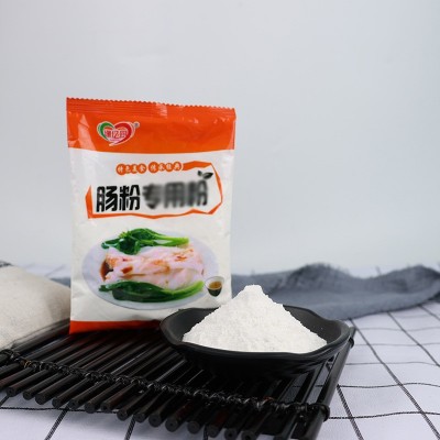 广式肠粉预拌粉早茶点心猪肉虾仁米粉家用袋装加热即食肠粉用粉图4