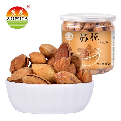 苏花巴旦木180克罐装 坚果炒货休闲零食厂家一件代发批发图4