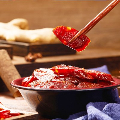 蜀鼎乐简装川味麻辣香肠 手工香肠四川风味香肠烟熏腊肠一件代发图5