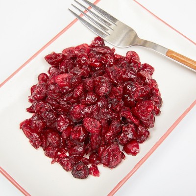 国产4/1切片蔓越莓整箱批发饼干雪花酥蛋糕烘焙原料鲜果蔓越莓干图2