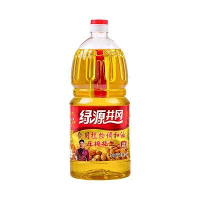 绿源井冈 压榨花生食用植物调和油1.8L 物理压榨 厂家直销图2