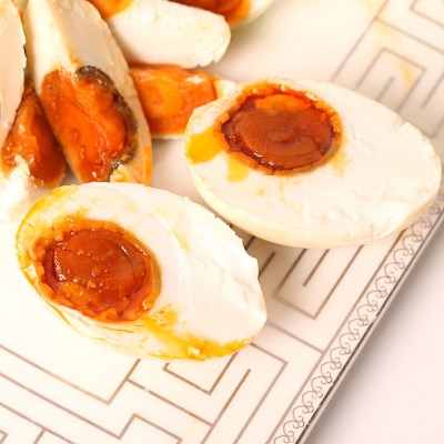 高邮村多油咸蛋 流油咸鸭蛋 厂家直销团购批发 20只65G礼盒装图3