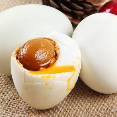 高邮村多油咸蛋 流油咸鸭蛋 厂家直销团购批发75克20只图5