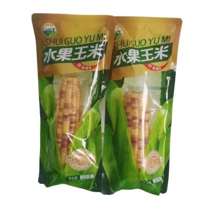 源头厂家直销水果玉米批发真空包装爽脆多汁开袋即食220克装图2
