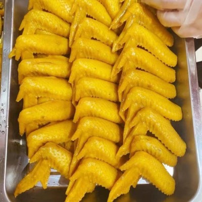老鸡翅盐焗鸡翅大号鸡全翅三节鸡翼排翅酱卤烧烤食材 8.5kg箱商用图2