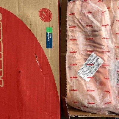 带皮五花肉冷冻巴西五花肉猪腩肉餐饮红烧肉烧烤卤水烧腊店称重图2
