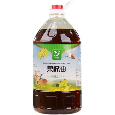 菜籽油汉中本地纯正农家用非转基因菜籽油纯香食用油 5L 包邮图5