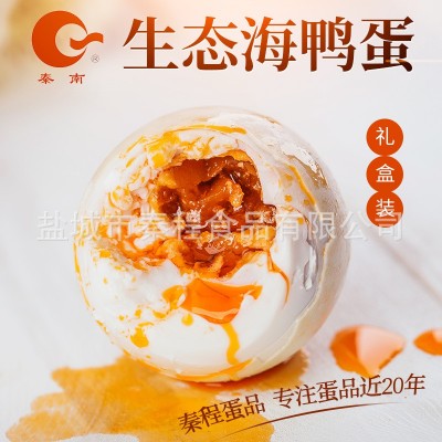 咸鸭蛋 放养海鸭蛋 海鸭咸蛋10枚礼盒 流油海鸭蛋 端午馈赠图3