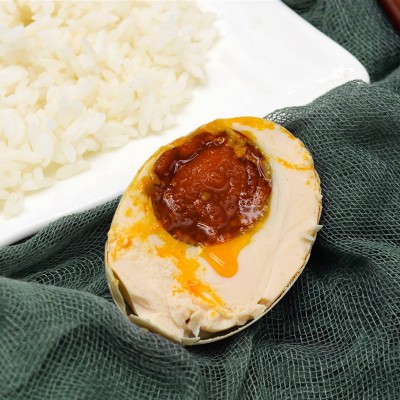 源头厂家北部湾红树林烤海鸭蛋流油咸鸭蛋80g批发咸蛋整箱特产图2