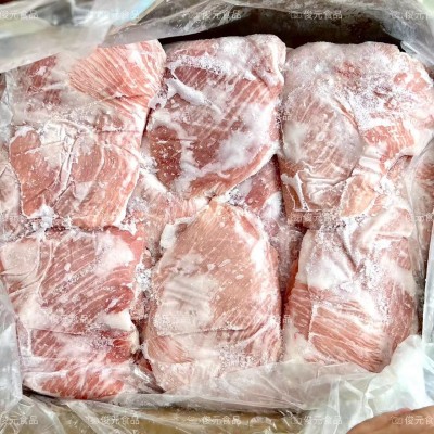 冷冻猪肉青 猪颈肉20斤/件 生鲜冻猪肉青 鲜颈肉 烤肉食材图4