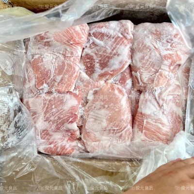 冷冻猪肉青 猪颈肉20斤/件 生鲜冻猪肉青 鲜颈肉 烤肉食材图3