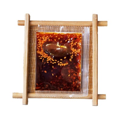 批发辣椒油 小包装外卖香辣红油包20g油泼辣子凉拌菜调料辣椒油包图5