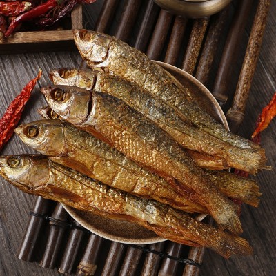 湖南水产干货火焙手撕烟熏柴火鱼火焙休闲即食工厂批发 火焙鱼图2