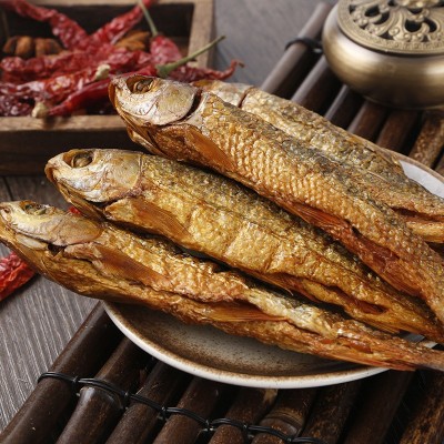 湖南水产干货火焙手撕烟熏柴火鱼火焙休闲即食工厂批发 火焙鱼图3