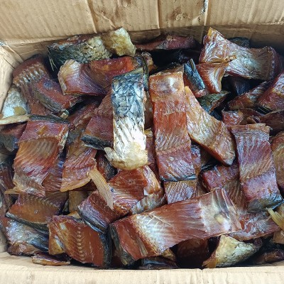 湖南腌制咸鱼干货烟熏腊鱼块 鱼干散装批发 腊鱼块 可供商超图3