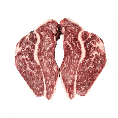 澳洲1265厂奥康纳安格斯腹心肉谷饲150天 原切腹肉心牛排雪花牛肉图5